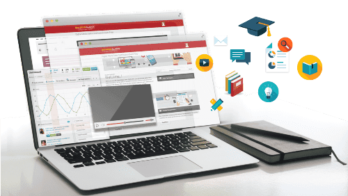 Image of social media icons representing digital marketing services